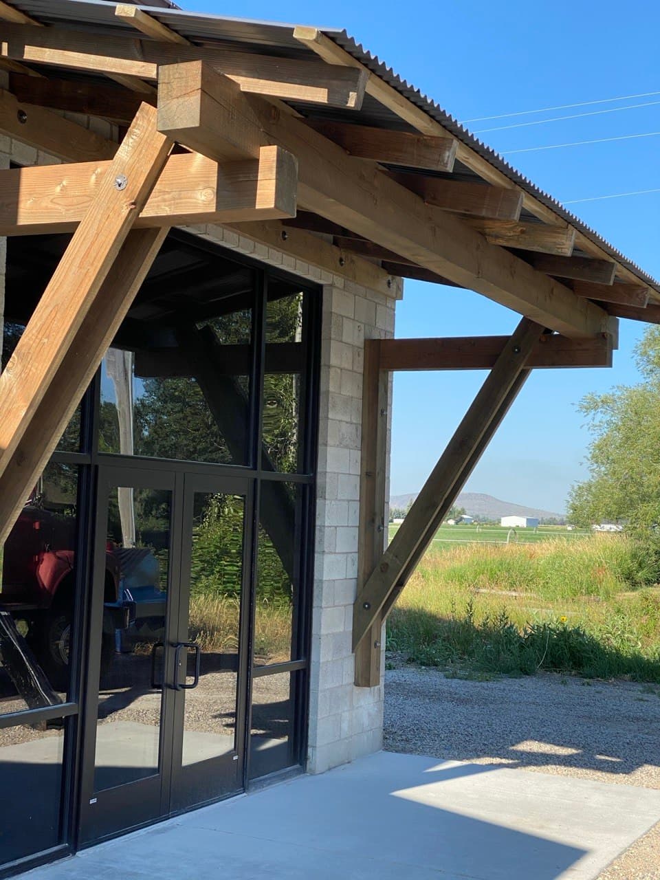 Timber Awning Structure