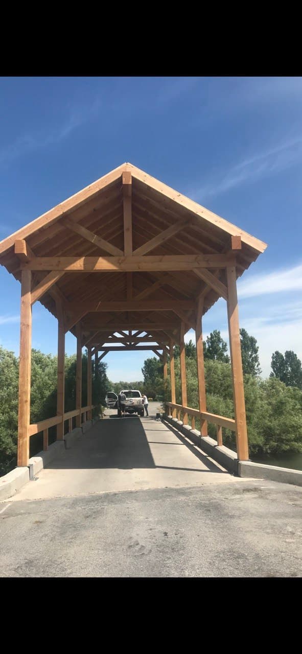 Timber Frame Covered Bridge